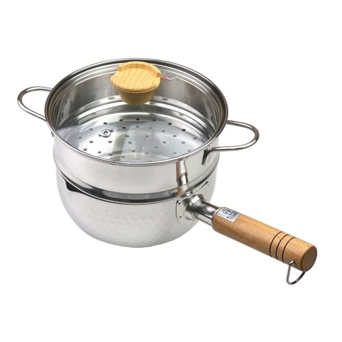木製 丸型蒸し器 蓋付き お鍋にのせて使う蒸しプレート(蓋付き) 20~22cm用 ヨシカワ